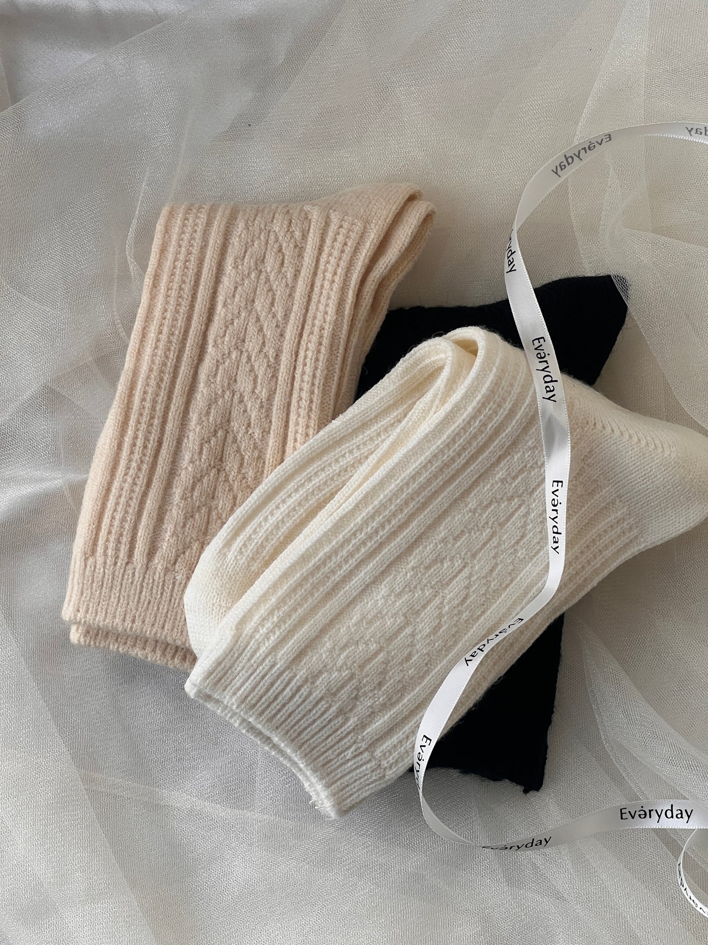 Cozy Wool Long socks 3/pack