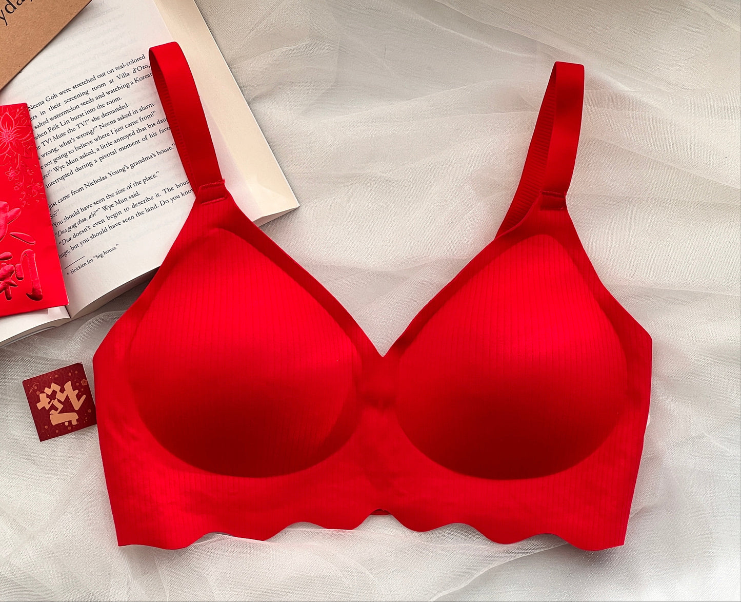 Chinese New Year Red Bralette