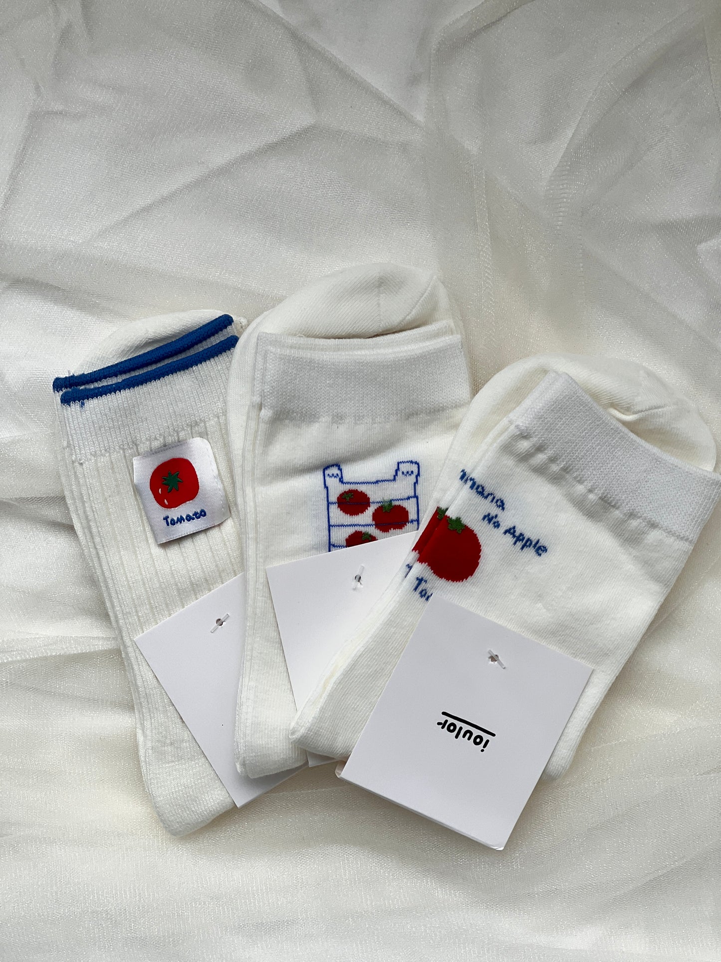 Tomato Pattern Socks