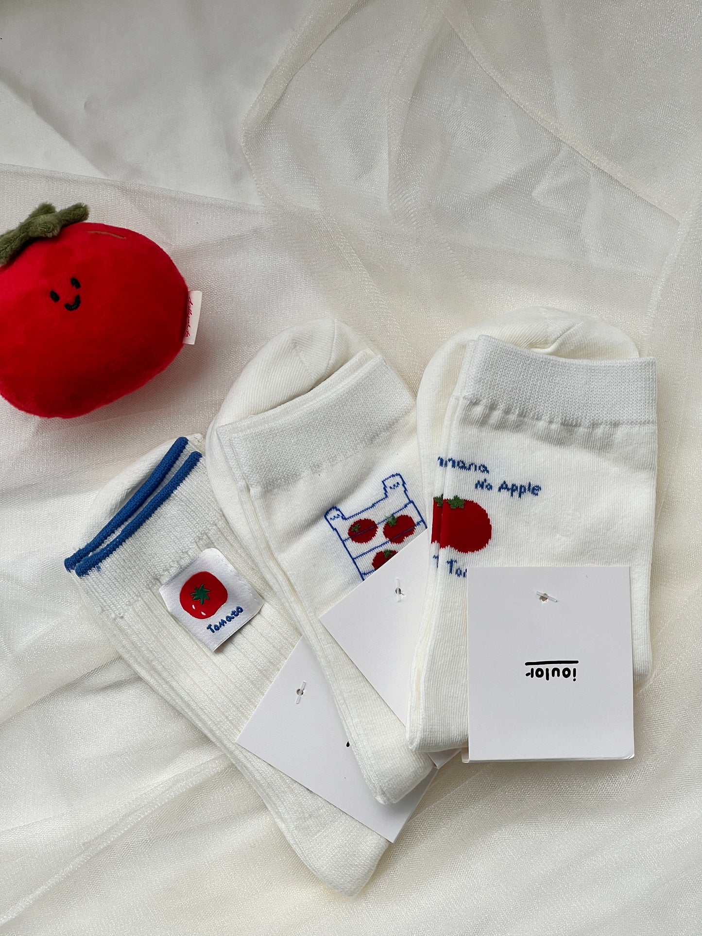 Tomato Pattern Socks