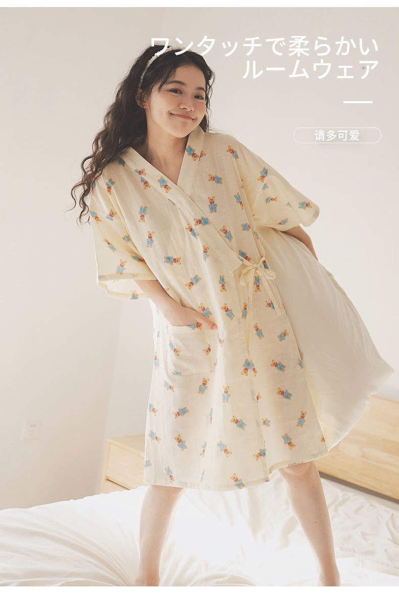 Bear Yukata Nightdress