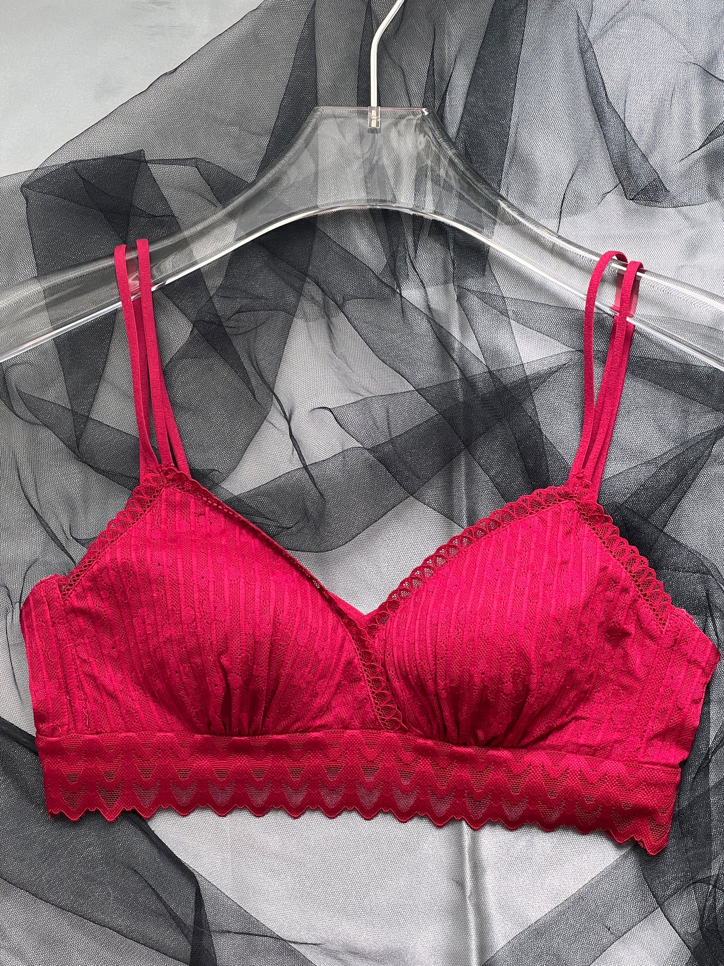 Lace Elegance Trio Bralette Set