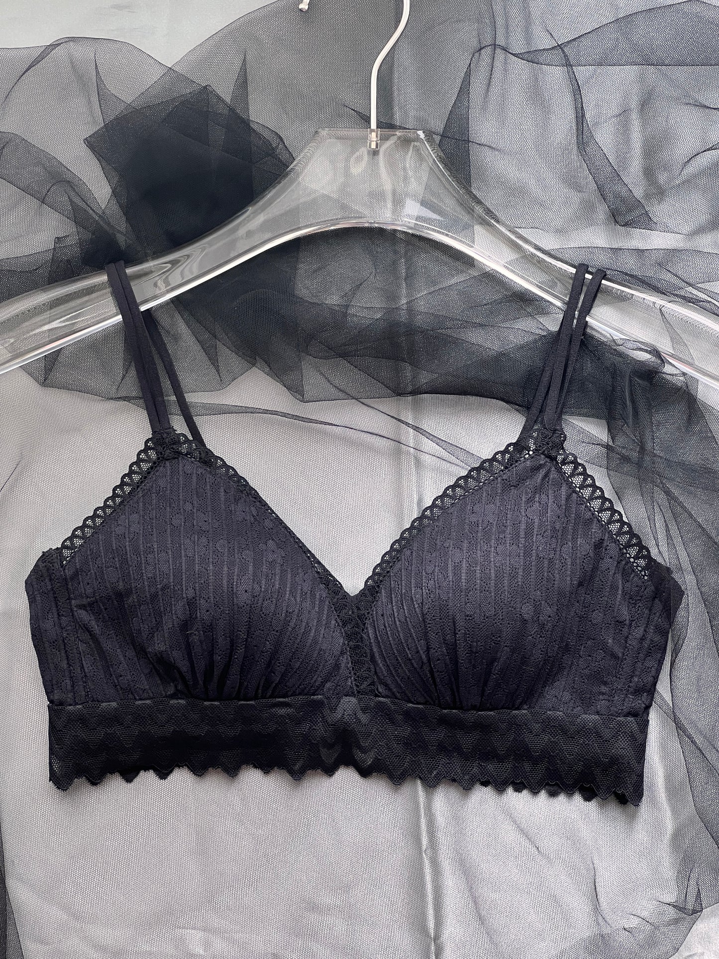 Lace Elegance Trio Bralette Set