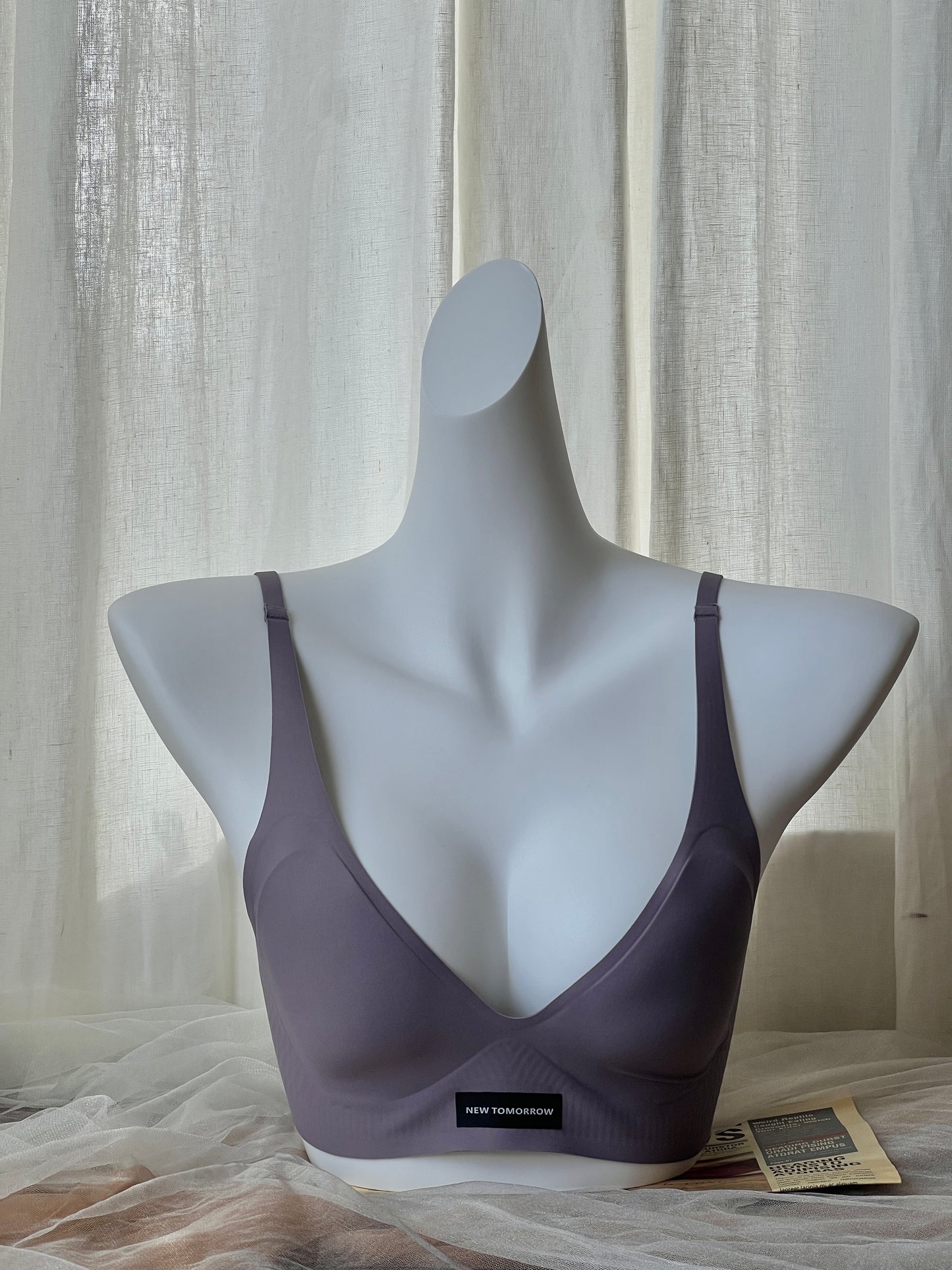 Warm Scented Purple Bralette Set