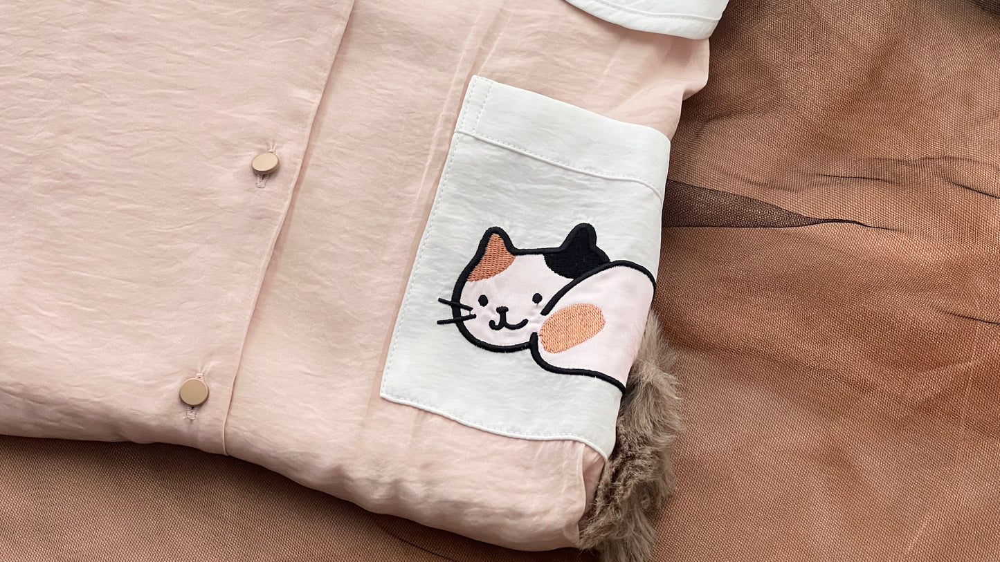 Cat Tail Pajama Set