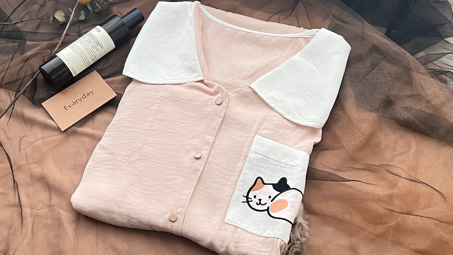 Cat Tail Pajama Set