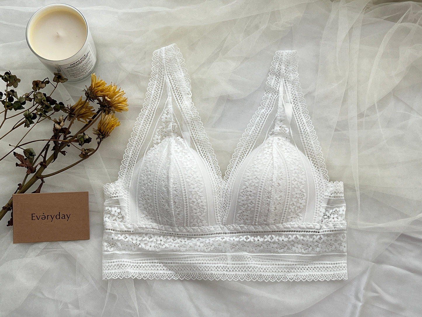 Fallen leaves Lace Bralette