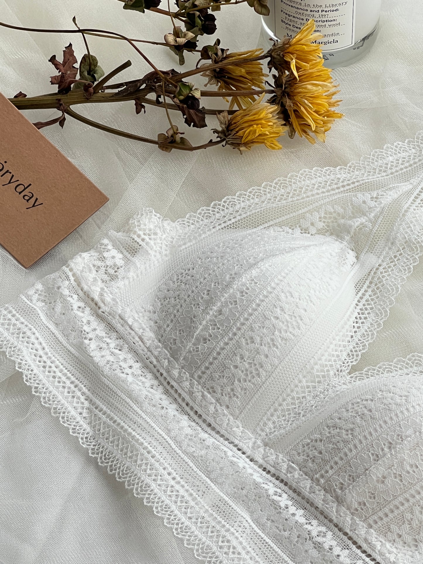 Fallen leaves Lace Bralette