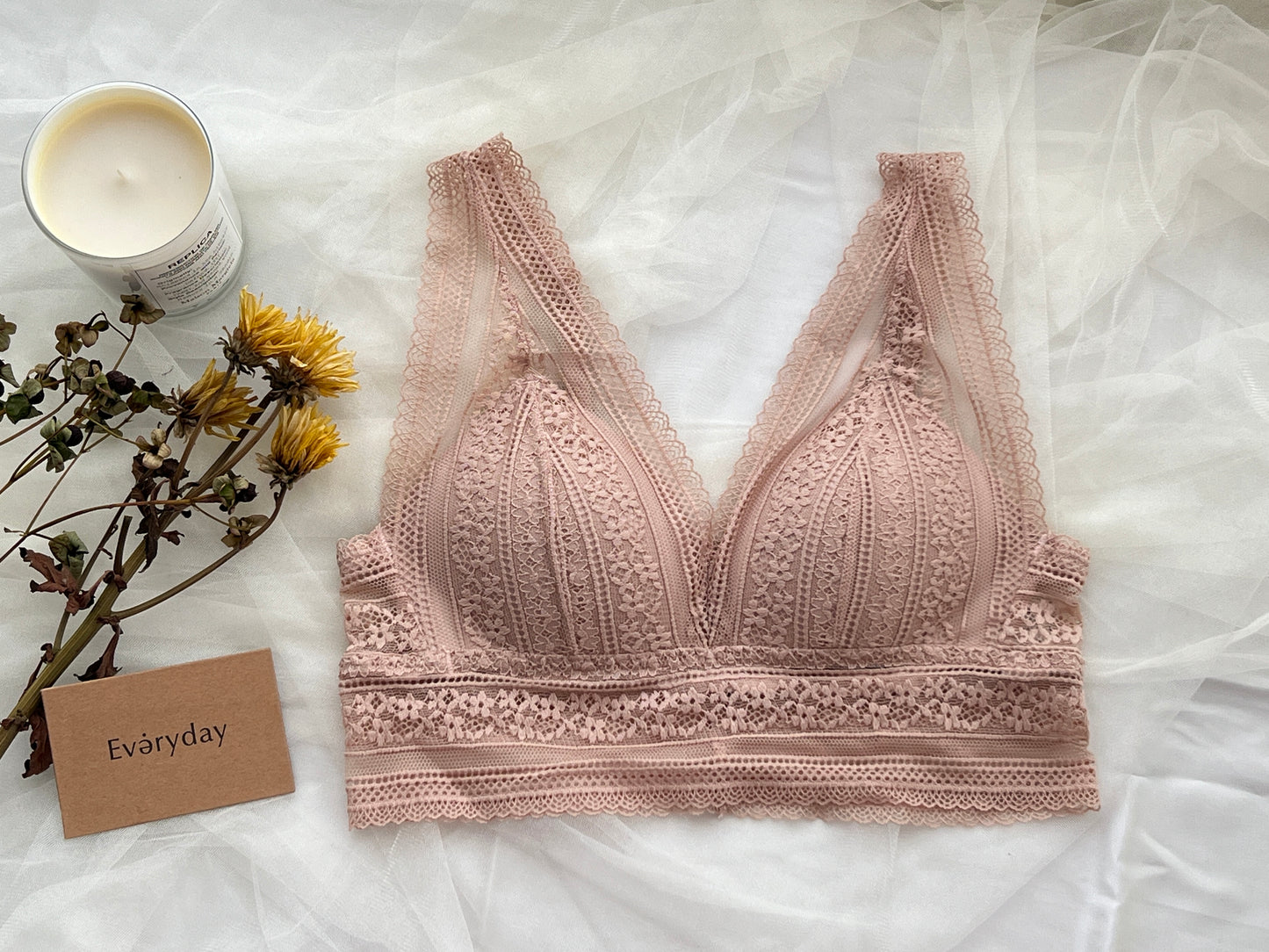 Fallen leaves Lace Bralette