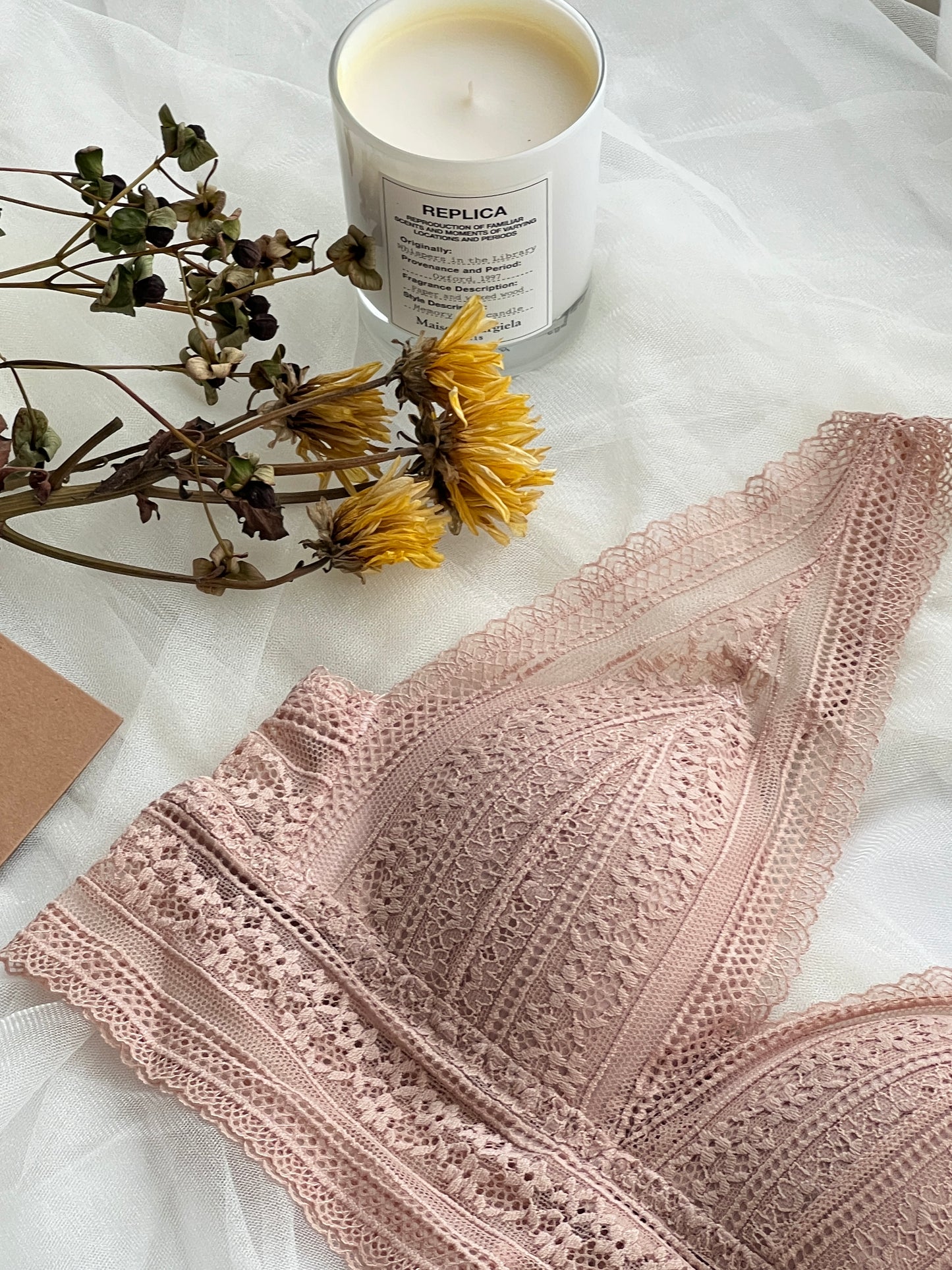 Fallen leaves Lace Bralette
