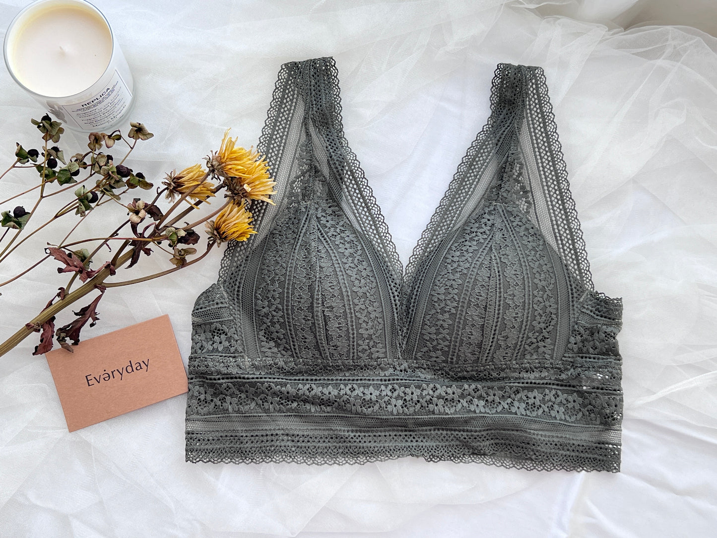 Fallen leaves Lace Bralette