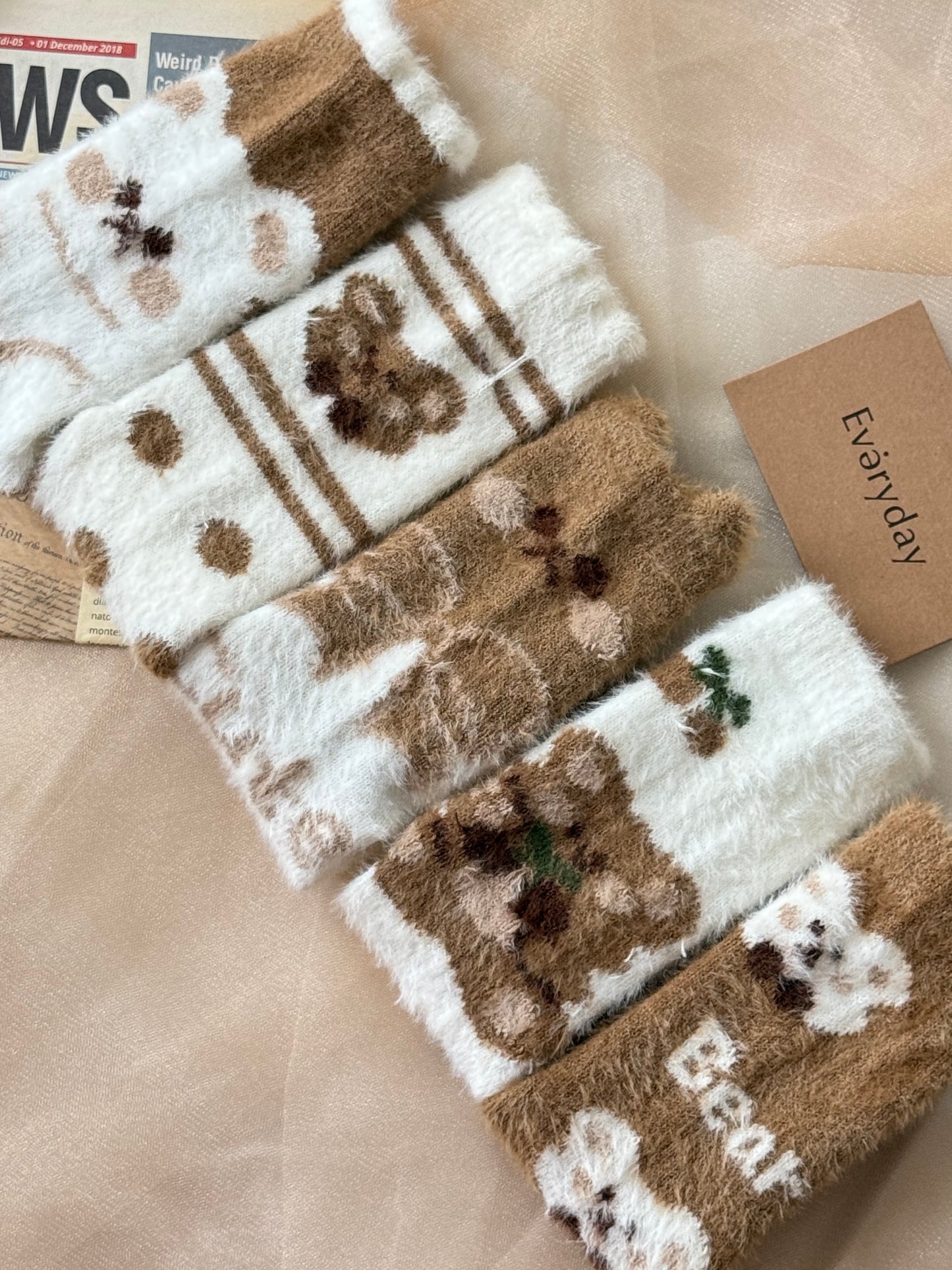 Warm Bear Socks