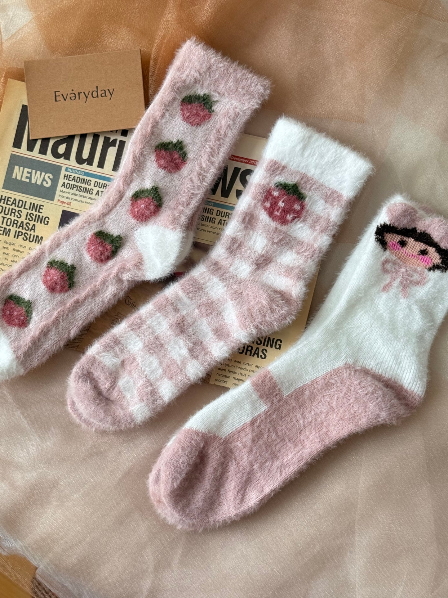 Strawberry Princess Socks