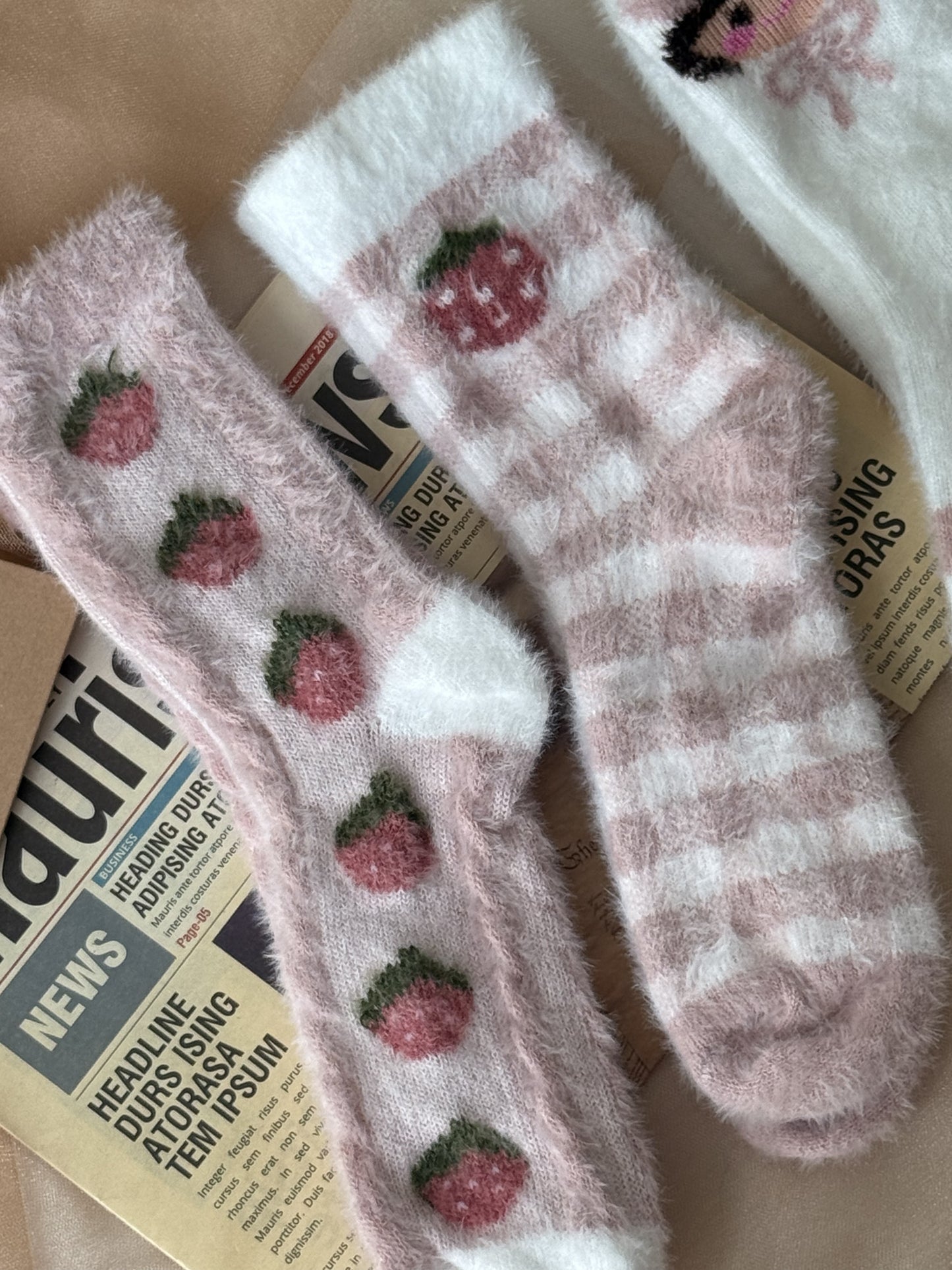 Strawberry Princess Socks