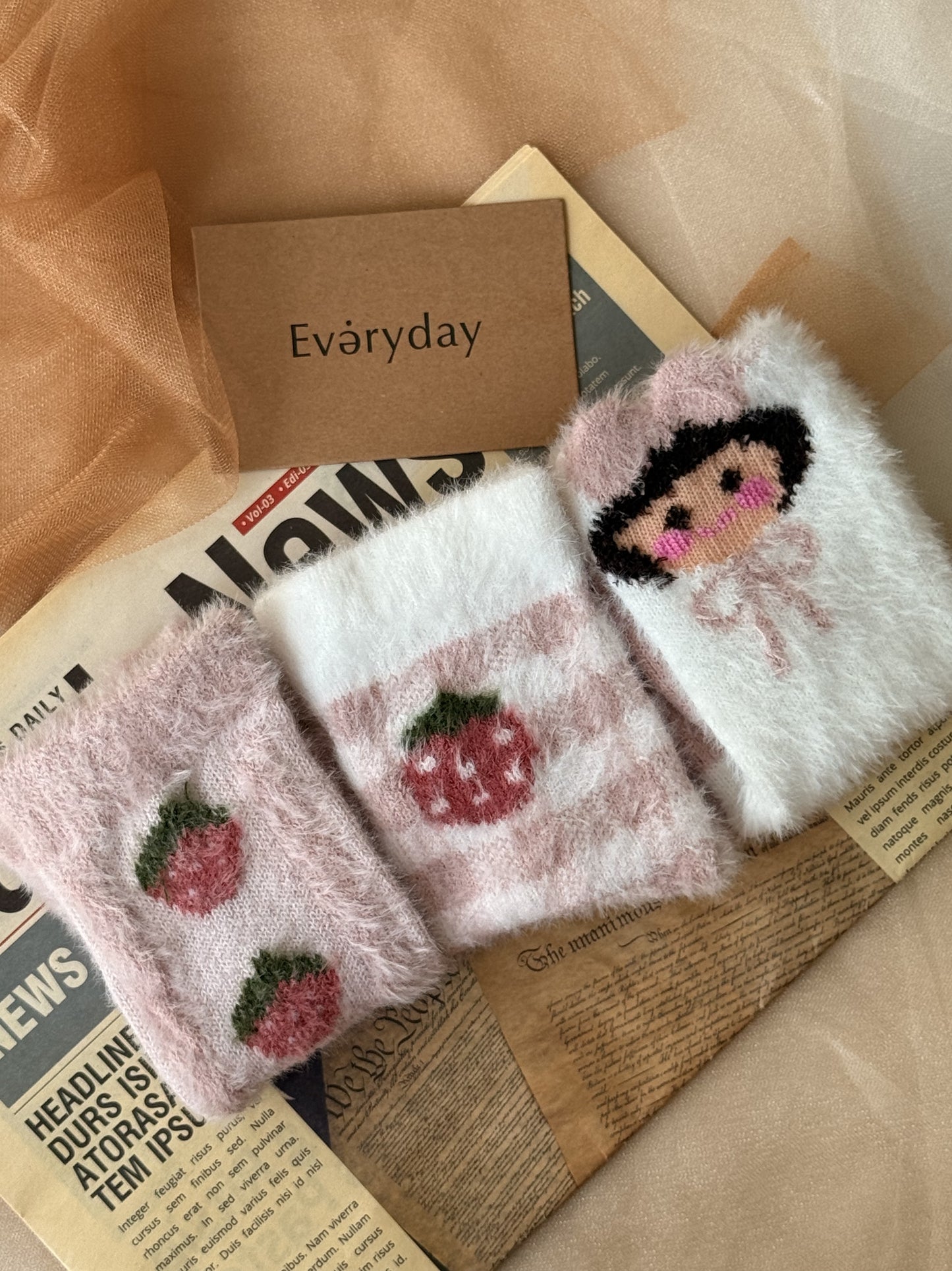 Strawberry Princess Socks