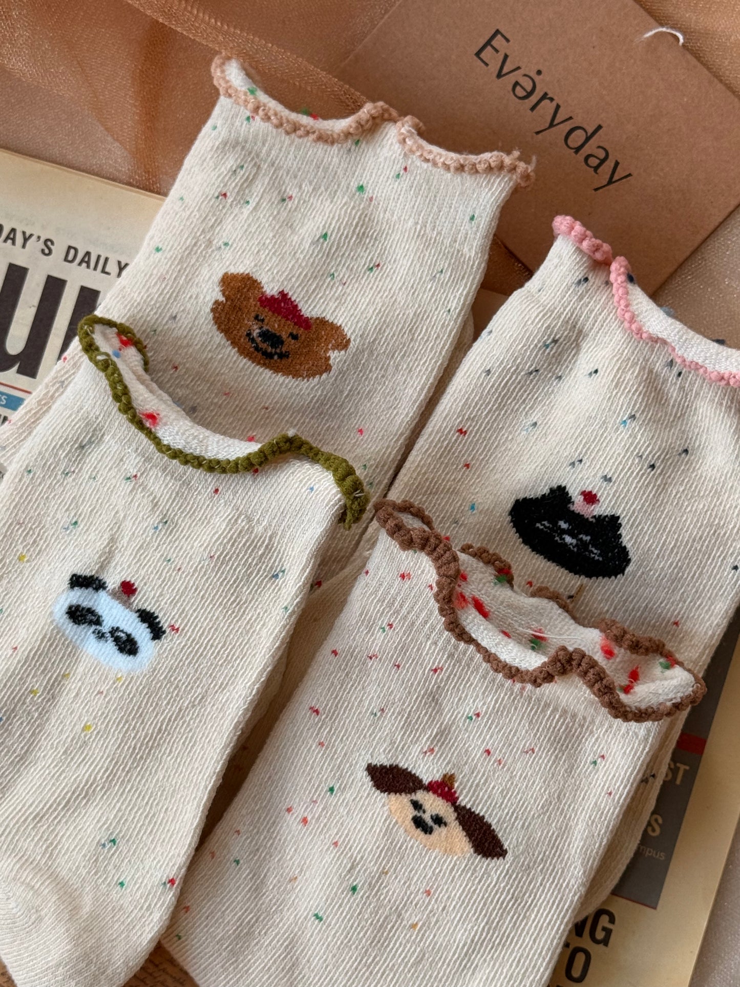 Scribbled Colors Socks